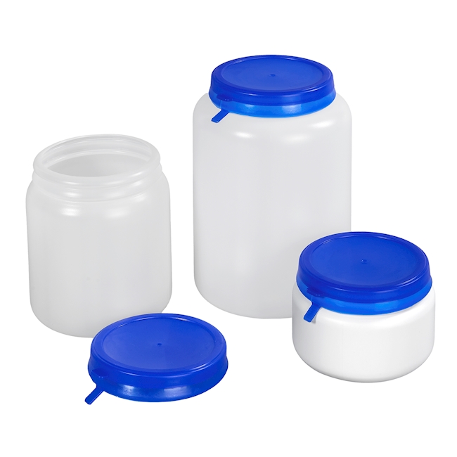Jar with snap-on lid 500 ml, PE-HD
